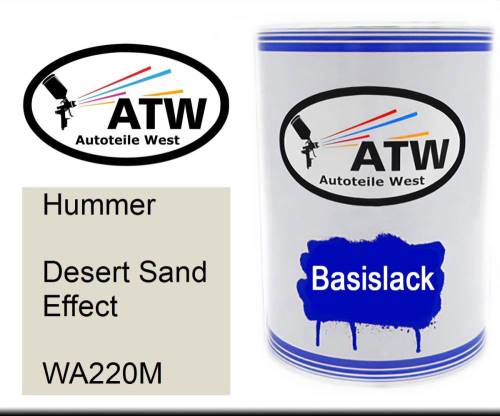 Hummer, Desert Sand Effect, WA220M: 500ml Lackdose, von ATW Autoteile West.